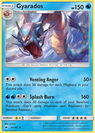 Gyarados #33 — Burning Shadows
