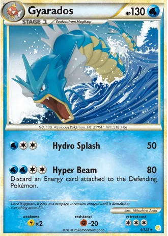 Gyarados #4/123 — HeartGold SoulSilver