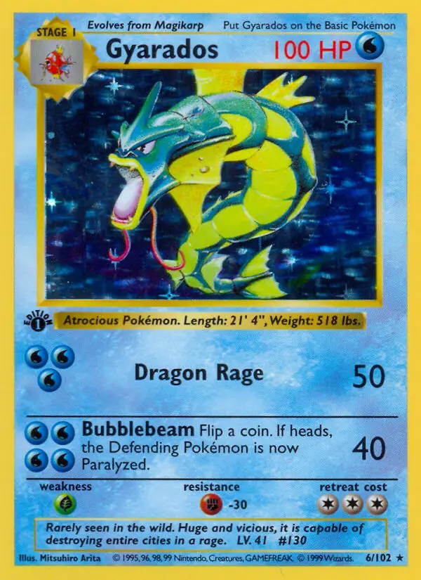 Gyarados #6 — Base Set