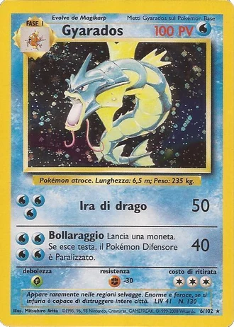 Gyarados #6/102 — Set Base