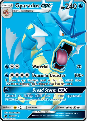 Gyarados GX #101 — Crimson Invasion
