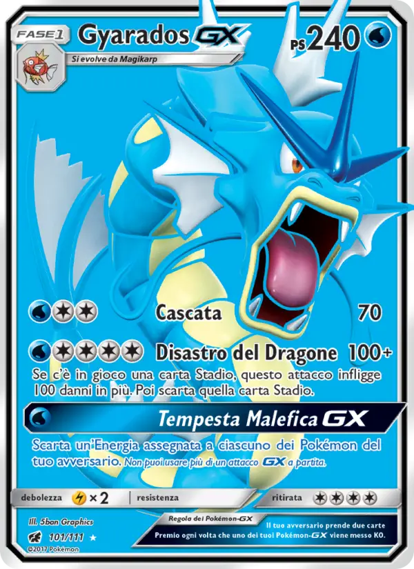 Gyarados GX #101 — Invasione Scarlatta