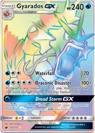 Gyarados GX #112 — Crimson Invasion