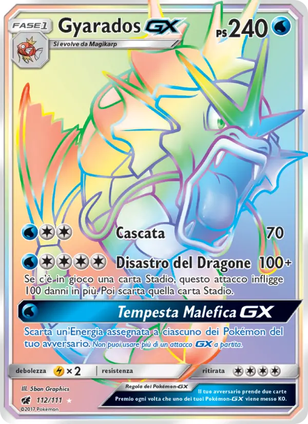 Gyarados GX #112 — Invasione Scarlatta