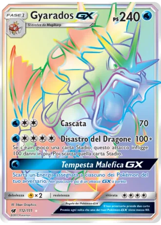 Gyarados GX #112 — Invasione Scarlatta