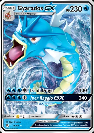 Gyarados GX #16 — Destino Sfuggente