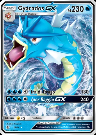 Gyarados GX #16 — Destino Sfuggente
