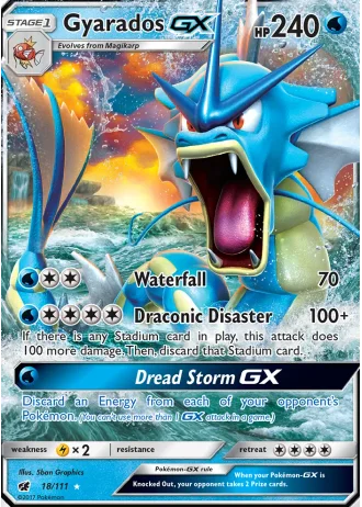 Gyarados GX #18 — Crimson Invasion