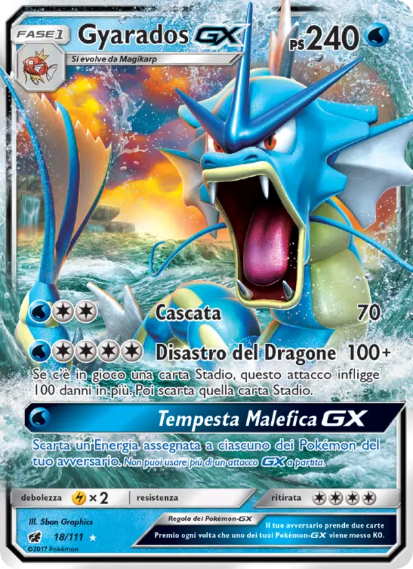 Gyarados GX #18 — Invasione Scarlatta