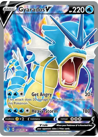 Gyarados V #171/203 — Evolving Skies