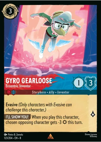 Gyro Gearloose - Eccentric Inventor #123/204 — Reign of Jafar