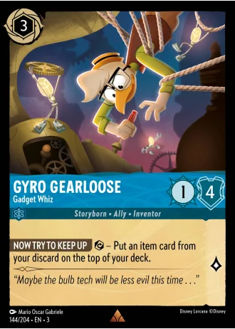 Gyro Gearloose - Gadget Whiz #144/204 — Into the Inklands