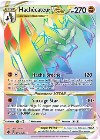 Hachécateur VSTAR #196/189 — Astres Radieux