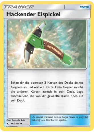 Hackender Eispickel #165/214 — Kräfte im Einklang