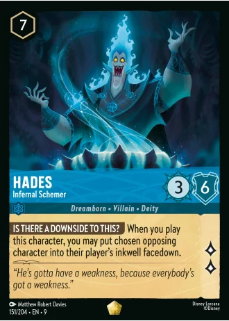 Hades - Infernal Schemer #151/204 — Fabled