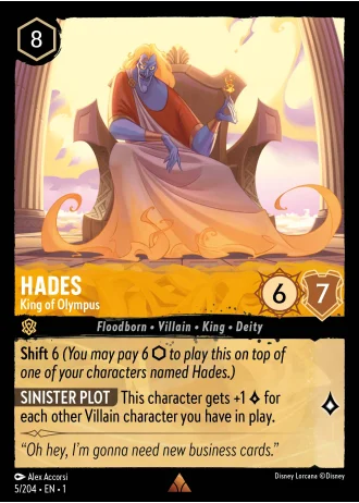 Hades - King of Olympus #5/204 — The First Chapter