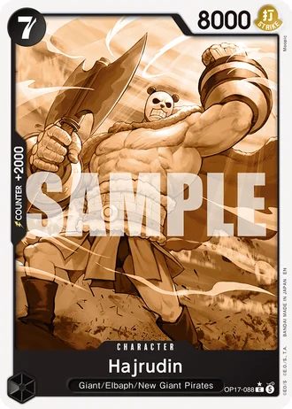 Hajrudin (OP17-088) (Alternative Art) — The World's Strongest Warriors (OP17)
