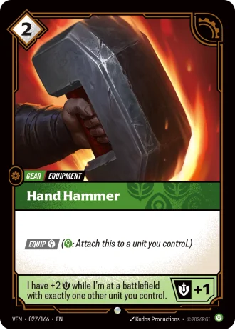 Hand Hammer #027/166 — Vendetta
