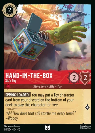 Hand-in-the-Box - Sid's Toy #114/257 — Wilds Unknown