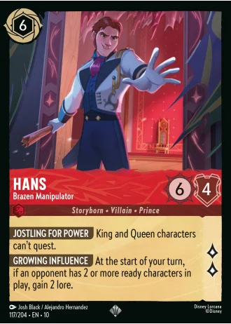 Hans - Brazen Manipulator #117/204 — Whispers in the Well