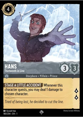 Hans - Thirteenth in Line #180/204 — The First Chapter