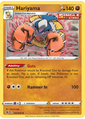 Hariyama #143 — Fusion Strike