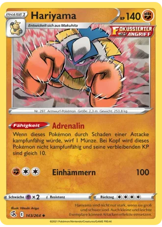 Hariyama #143/264 — Fusionsangriff