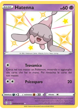 Hatenna SV054 — Tesoro Cromatico (Destino Splendente)