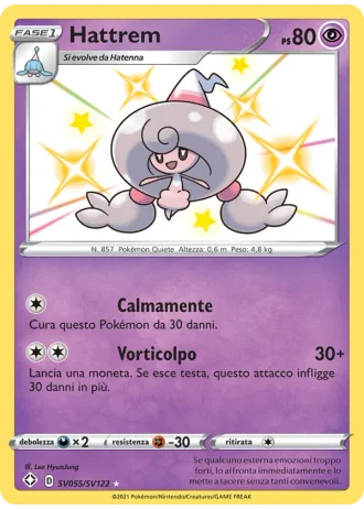 Hattrem SV055/122 — Tesoro Cromatico (Destino Splendente)