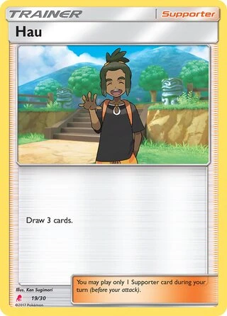 Hau #19 — SM trainer Kit (Lycanroc)