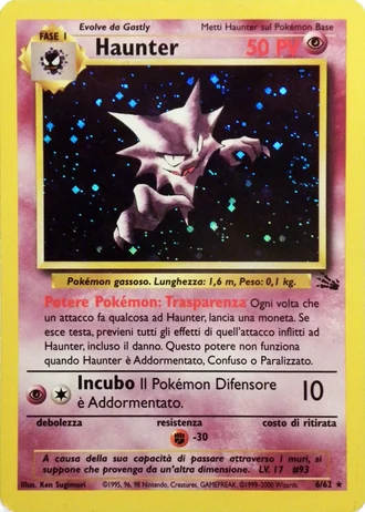 Haunter (1ª Edizione) #6 — Fossil (1ª Edizione)