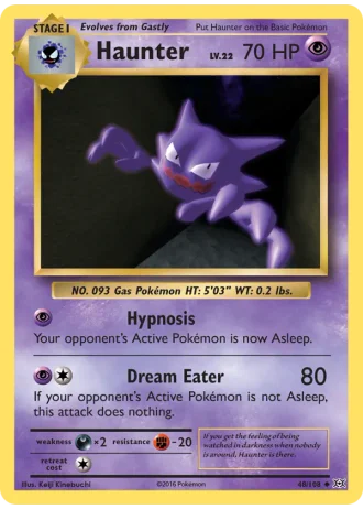 Haunter #48/108 — Evolutions