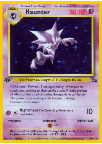 Haunter #6/62 — Fossil