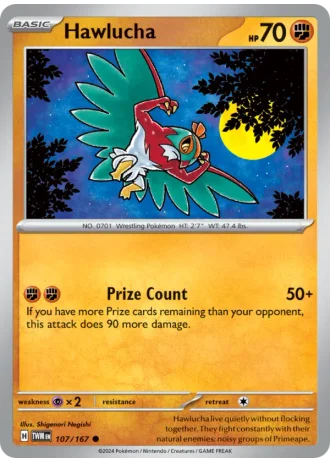 Hawlucha #107/167 — Twilight Masquerade