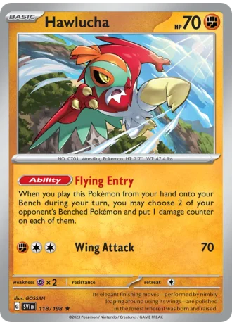 Hawlucha #118/198 — World Championships 2025