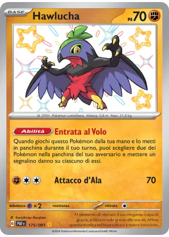 Hawlucha #175/91 — Destino di Paldea