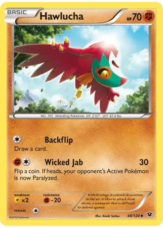 Hawlucha #48/124 — Fates Collide