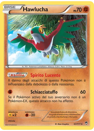 Hawlucha #63/111 — Colpi Furiosi