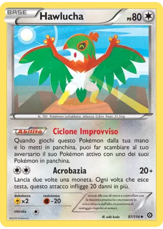 Hawlucha #97 — Vapori Accesi