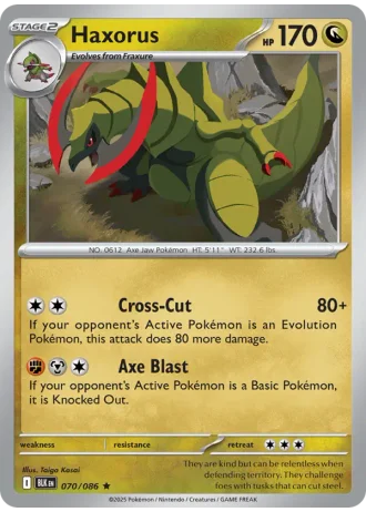 Haxorus #070/86 — Black Bolt