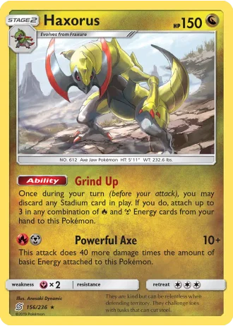 Haxorus #156/236 — Unified Minds