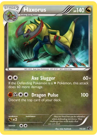 Haxorus #16/20 — Tesoro dei Draghi