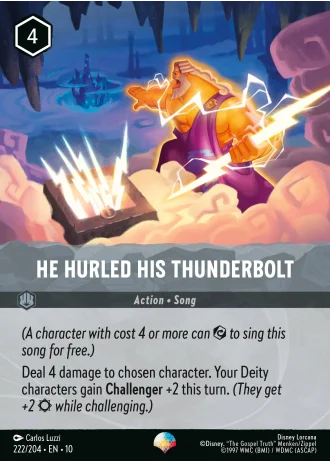He Hurled His Thunderbolt #222/204 — Whispers in the Well