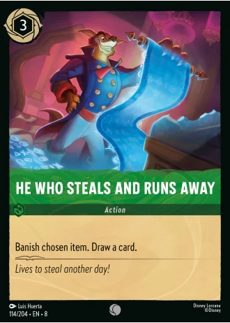 He Who Steals and Runs Away #114/204 — Reign of Jafar