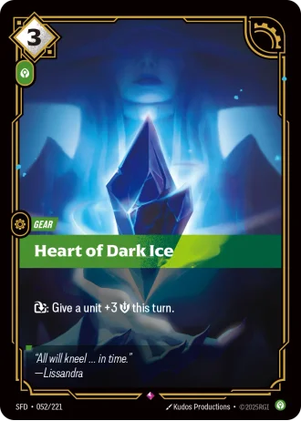 Heart of Dark Ice #052/221 — Spiritforged