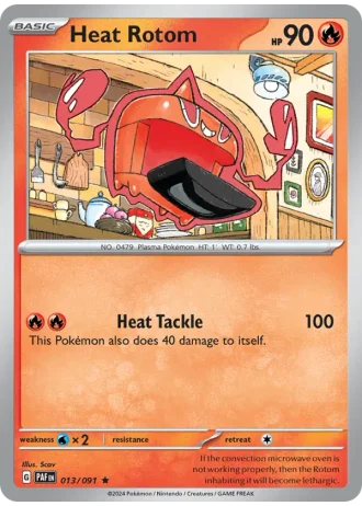 Heat Rotom #013/91 — Paldean Fates