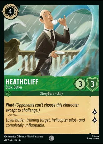 Heathcliff - Stoic Butler #78/204 — Azurite Sea