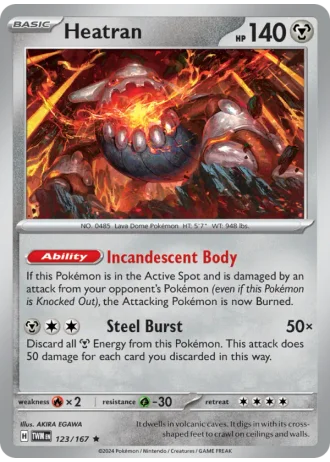 Heatran #123 — Twilight Masquerade