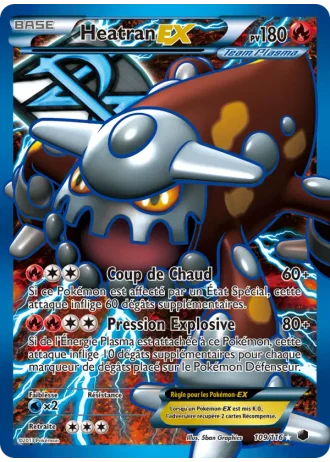 Heatran EX #109/116 — Glaciation Plasma