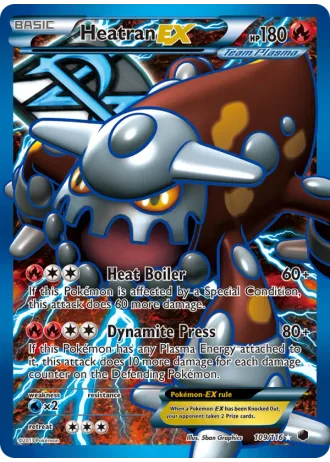Heatran EX #109 — Plasma Freeze